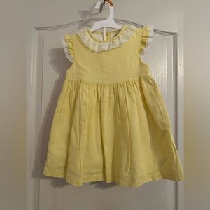 Yellow Ruffled Kids Dress